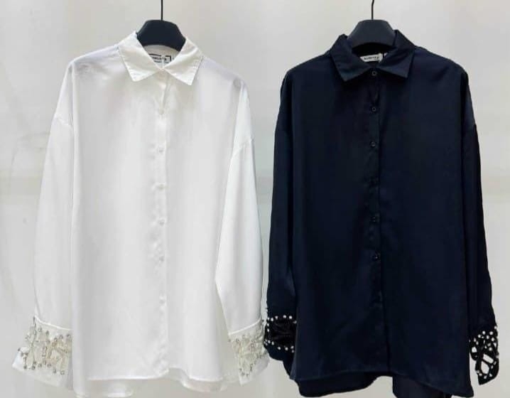 Camisa Importada Satén Talle Amplio - Imagen 3