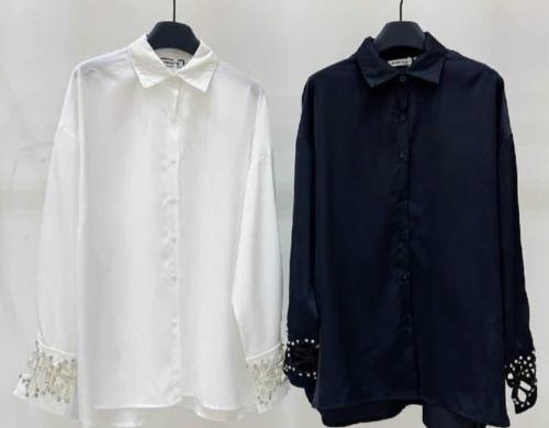 Camisa Importada Satén Talle Amplio - Miniatura 3