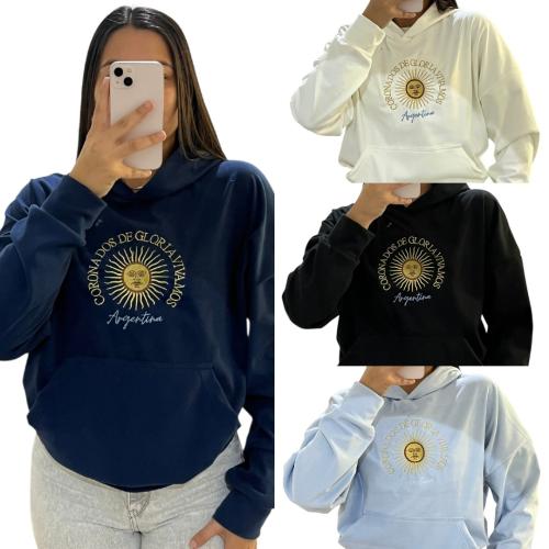 Buzos Boxy Fit "argentina" de Darlon con Bordado - Miniatura 3