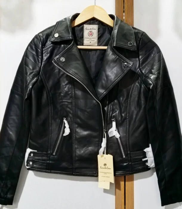 Campera Eco Cuero Imp. Mujer