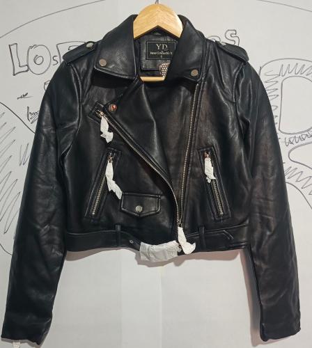 Campera Eco Cuero Imp. Mujer