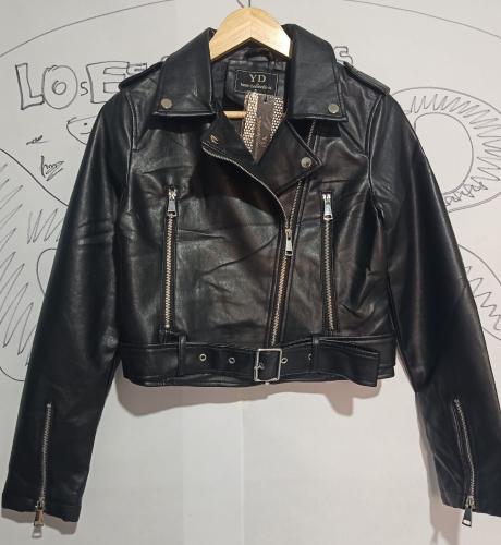Campera Eco Cuero Imp. Mujer