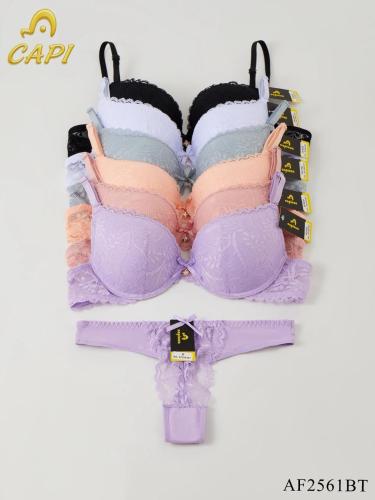 Conjunto Taza Soft de Microfibra y Puntille Copa B Capicua Art 2561
