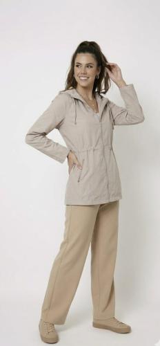 Parka Liviana, Impermeable con Abrigo Liviano y Capucha Desmontable