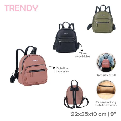 Mochila Mini Trendy Original - 21cm X 23cm X 9cm - Miniatura 6