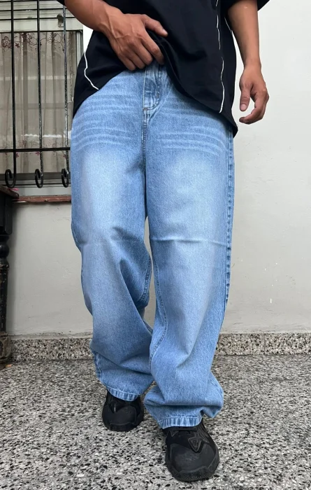 Baggy Celeste Liso