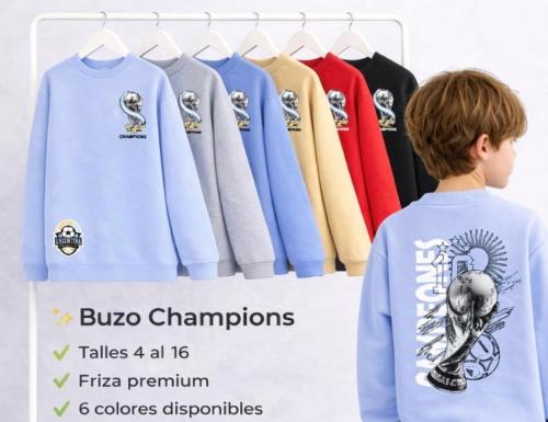 Buzo de Niño Campeones - Miniatura 2