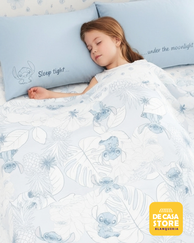 Juego de Sábanas Queen Size Stitch 4 Piezas Ultra Soft Licencia Oficial Disney - Miniatura 4