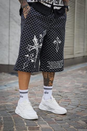 Short Gabardina Estampado