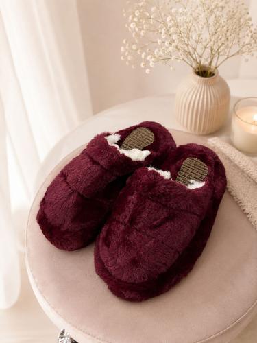 Pantuflas China Abiertas Interior de Corderito Comodisimas - Miniatura 4