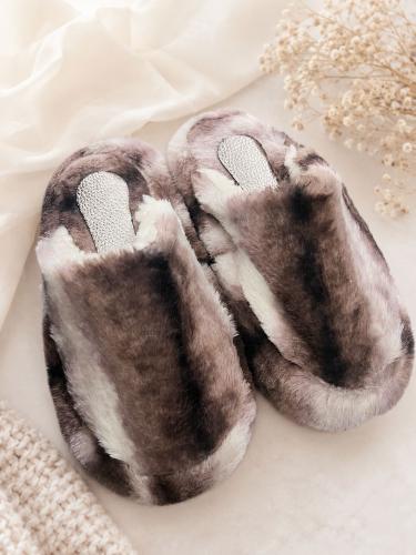Pantuflas China Abiertas Interior de Corderito Comodisimas - Miniatura 7