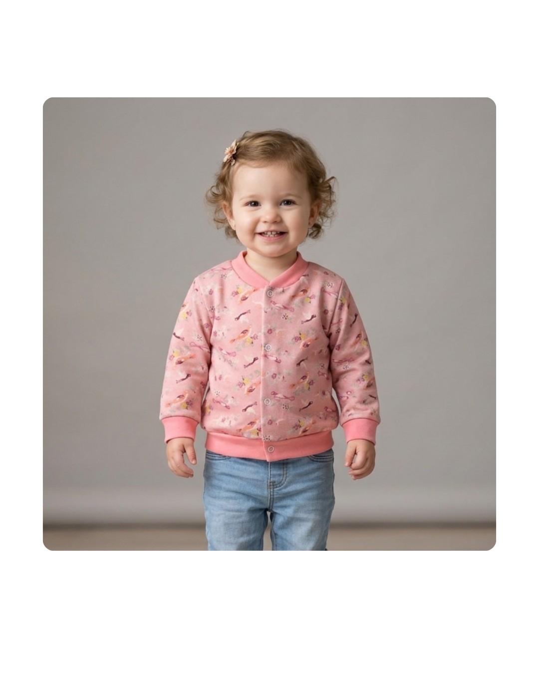 Campera sin Capucha Estampado - Imagen 3