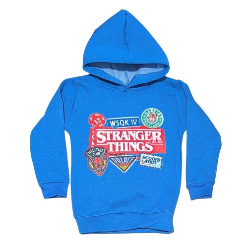 4178 Buzo Niños Unisex Frisa con Capucha Stranger Thinks - Miniatura 2