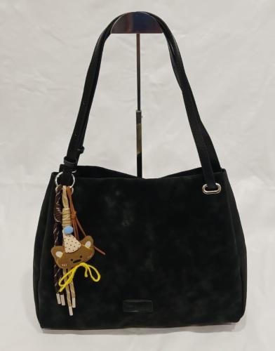 Cartera de Gamuza con Llavero