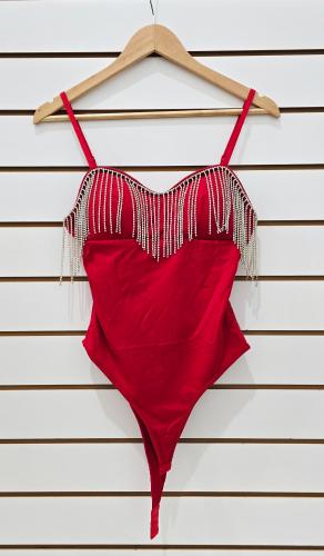 Body Flecos Strass