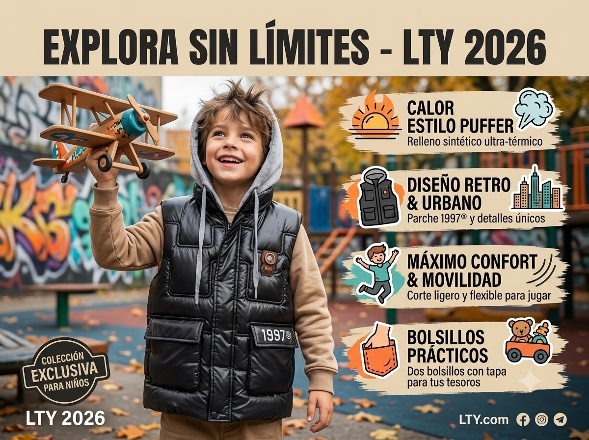 Chaleco Premium Calidad Importada Infantil Ni;o Nene Infantil - Imagen 1