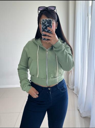 Campera Friza Peinada Corta