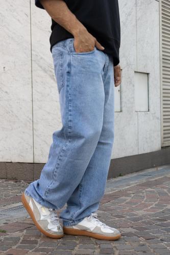 Baggy Celeste C/bigotes - Miniatura 2