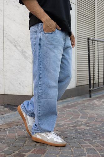 Baggy Celeste C/bigotes - Miniatura 3