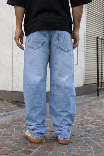 Baggy Celeste C/bigotes - Miniatura 4
