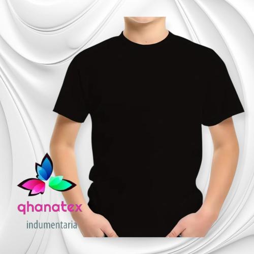 Remeras Lisos de Niños Algodón Peinado Premium - Miniatura 2