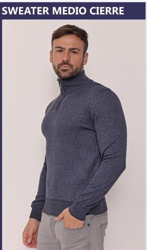 Sweaters Medio Cierre
