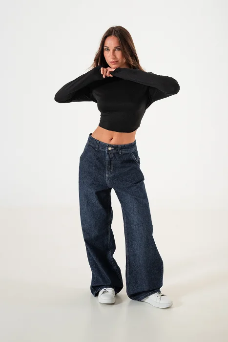 1290.28 Wide Leg C/ Hebilla Trasera
