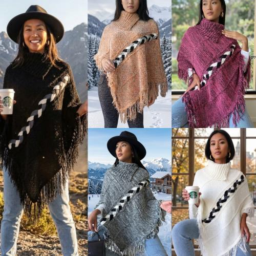 Poncho Trenza