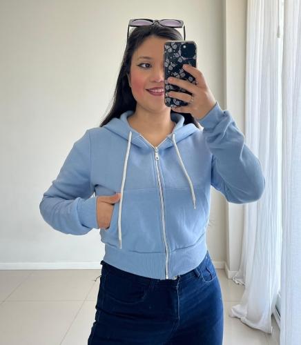 Campera Corta Frisa Peinada ( N  ) - Miniatura 3