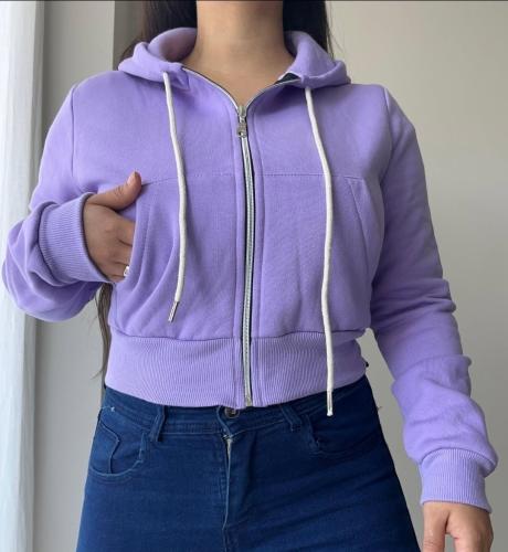 Campera Corta Frisa Peinada ( N  ) - Miniatura 4