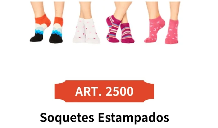 Soquete Coa Coa Dama /estampadas
