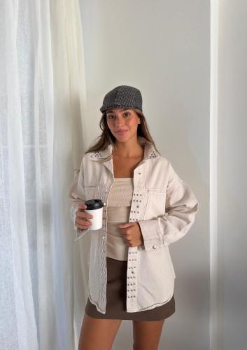 Camisaco Oversized  con Tachas