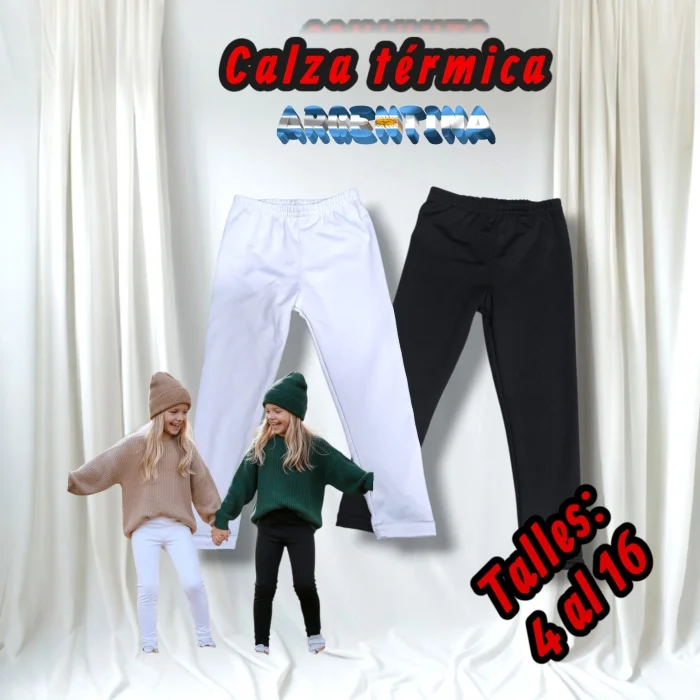 Calza Térmica A1
unisex 
tela Térmica Freezada
