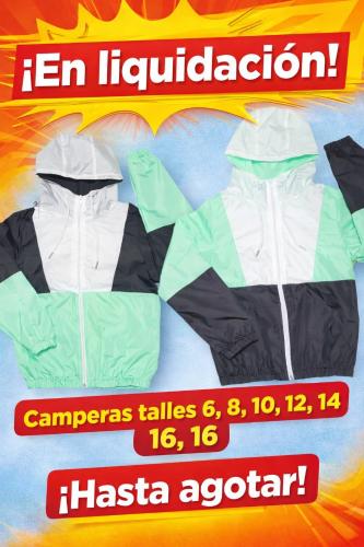 Oferta  Liquidacion Campera Rompeviento de Niños