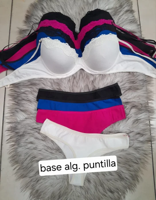 Conjunto Algodón Puntilla