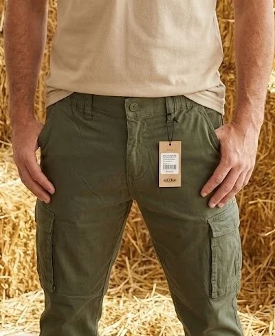 Pantalon Cargo Gabardina Elastizada Talles 38 al 56