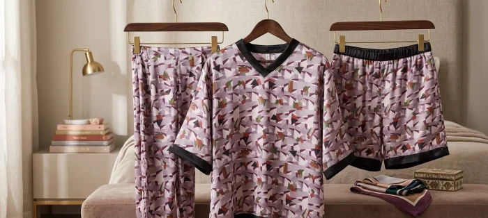 Pijama 3 Piezas para Hombre Saten