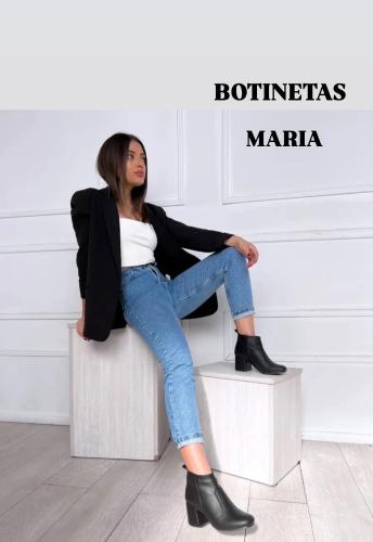 Botinetas Taco bajo con Horma Redonda Art.maria - Miniatura 3