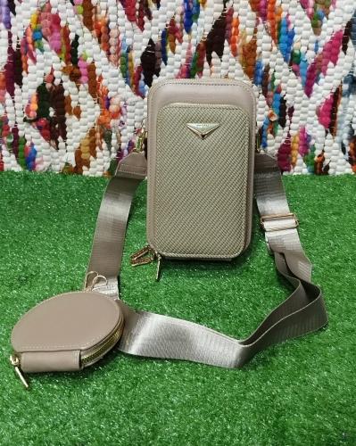 Porta Celular Grnde de 3 Cierre con Monedero*   de Cuero Pu Excelente Calidad - Miniatura 5