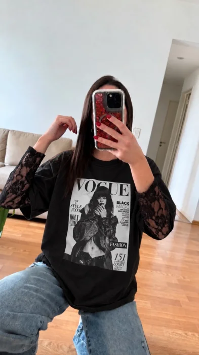 Remera Estampada Vogue