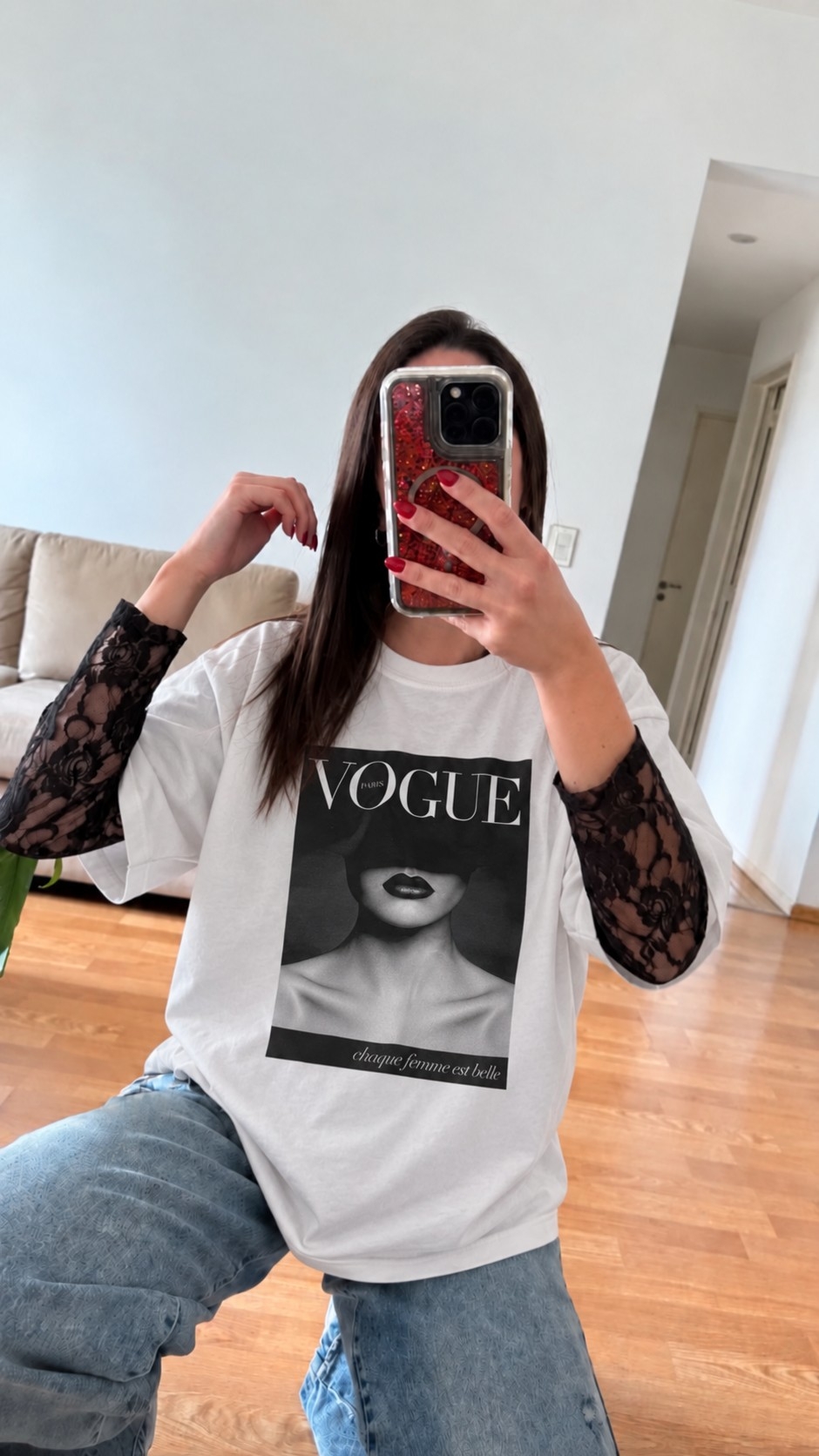 Remera Estampada Vogue - Imagen 6