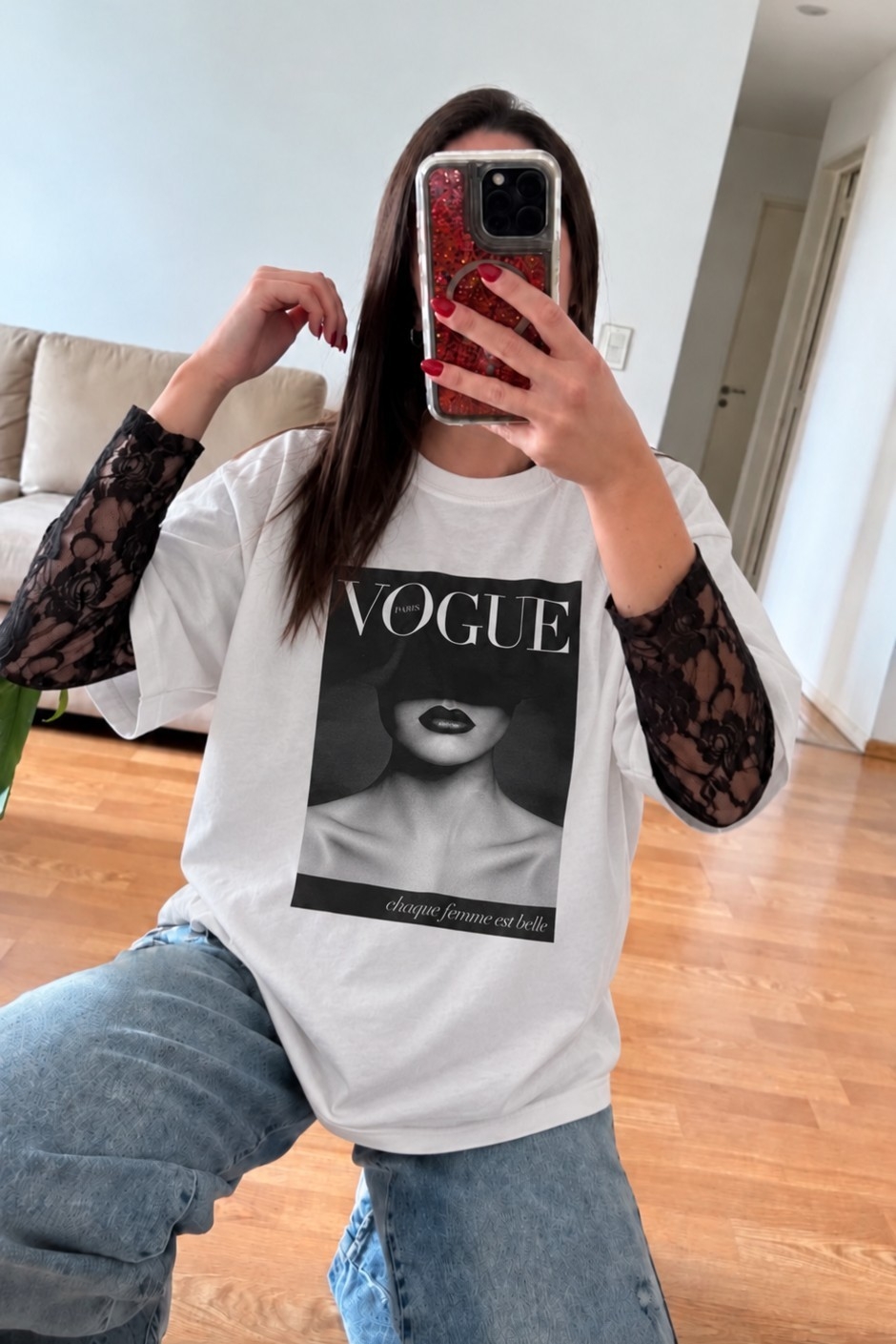 Remera Estampada Vogue - Imagen 4