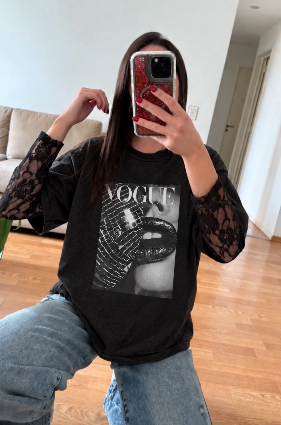 Remera Estampada Vogue - Imagen 5