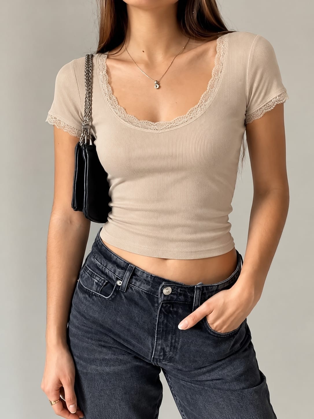 Remera con Puntilla - Imagen 2