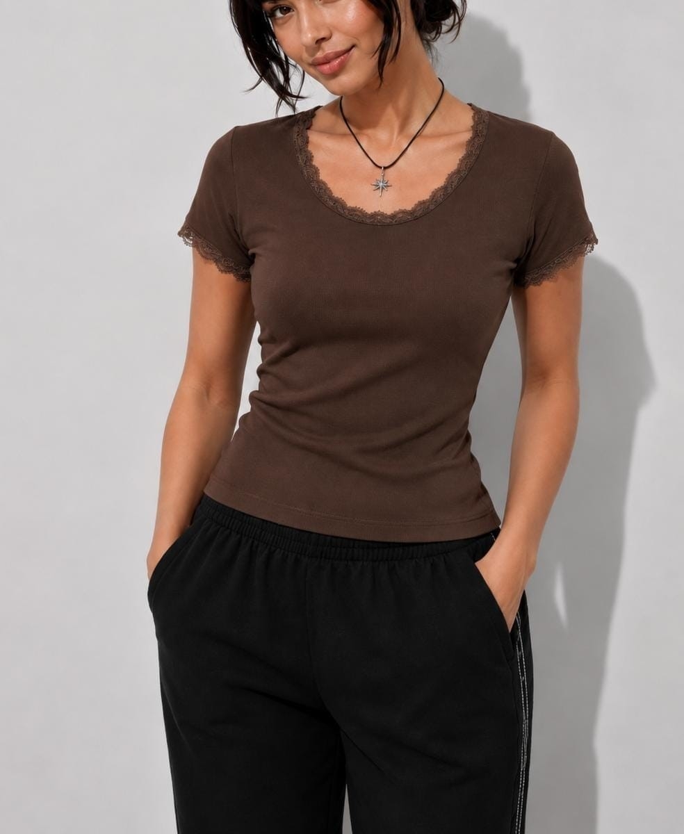 Remera con Puntilla - Imagen 3
