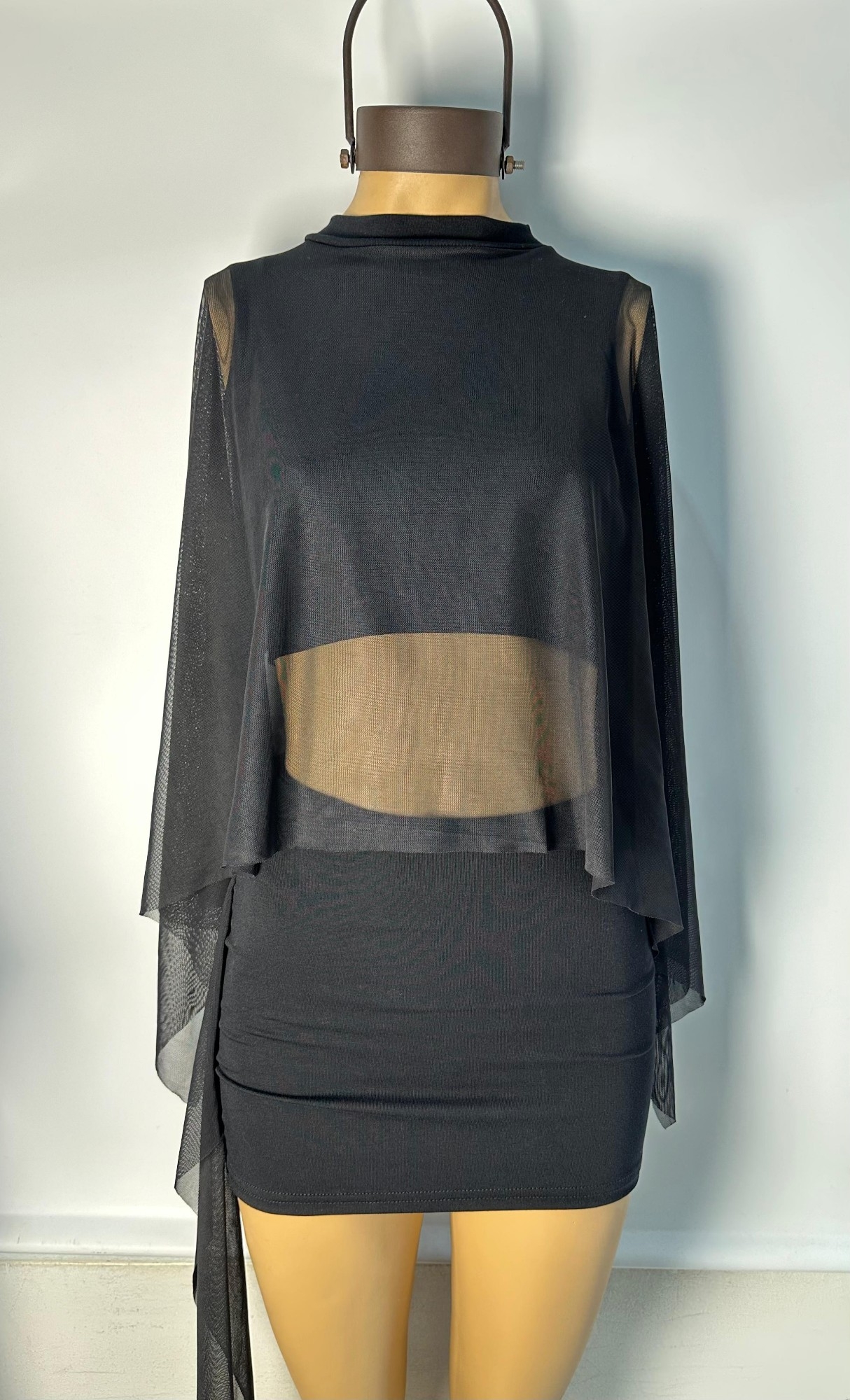 Conjunto Top con Micrptul y Pollera - Imagen 6