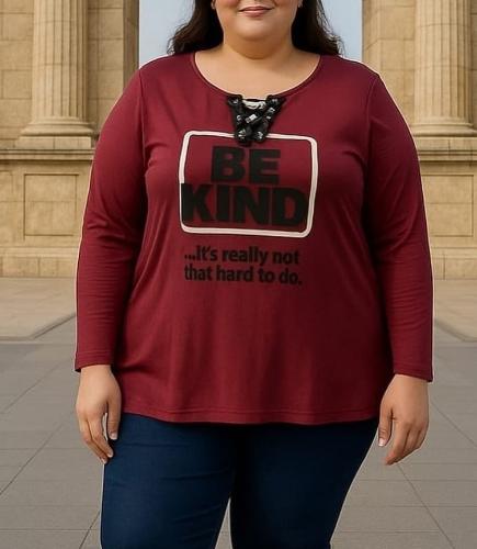 Remera M/l  Be Kind