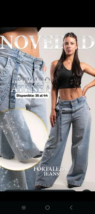 Wide Leg con Brillo