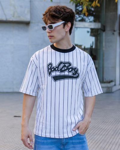 Remera Rayada "badboy"