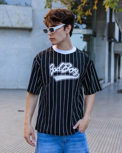 Remera Rayada "badboy"